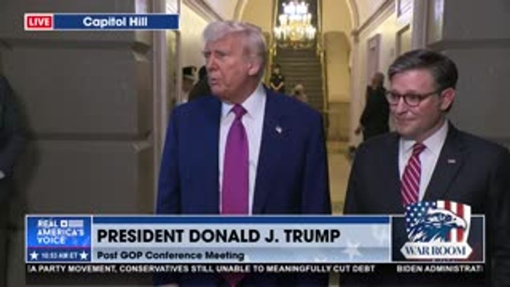 TRUMP NOT LOSING PATIENCE