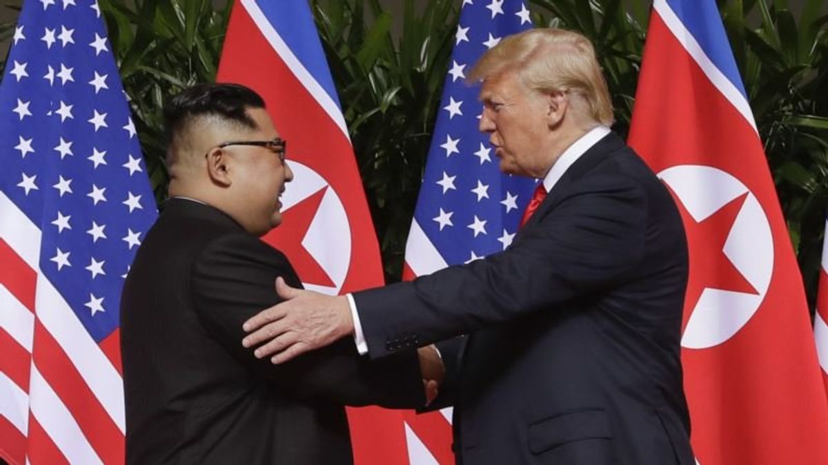 Trump ‘Very Happy’ with North Korea Nuclear Weapons Talks