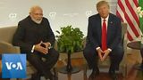 President Donald Trump and Indian PM Narendra Modi Meet at G7