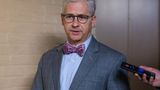 House Republicans gift former interim Speaker McHenry a mini portrait to commemorate three-week role