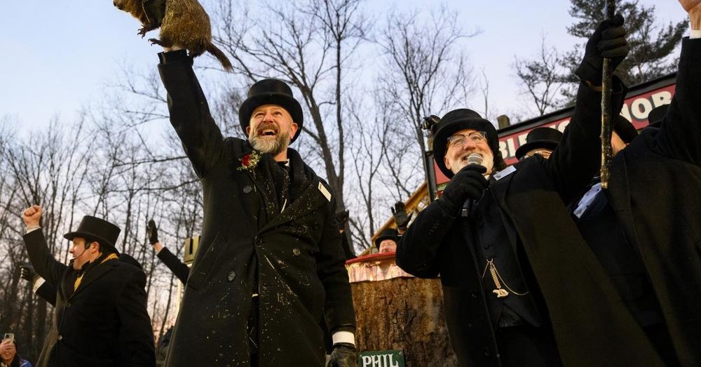 Groundhog Punxsutawney Phil predicts six more weeks of winter