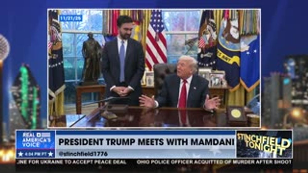 TRUMP MEETS "SELF-DESCRIBED SOCIALIST AND COMMUNIST" IN OVAL OFFICE