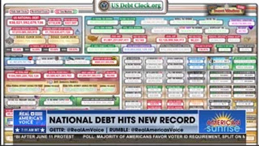 NATIONAL DEBT HITS NEW RECORD