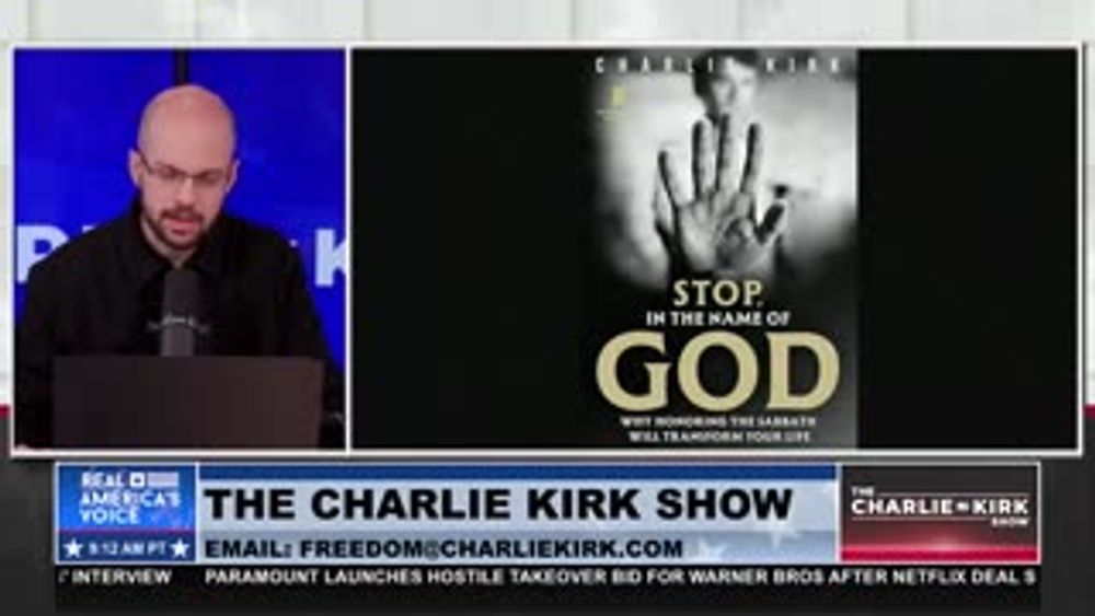 "STOP IN THE NAME OF GOD": CHARLIE KIRK'S NEW BOOK