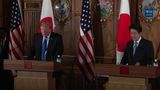 President Trump Participates in a Joint Press Conference with Prime Minister Abe