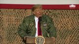 President Trump Delivers Remarks To Troops