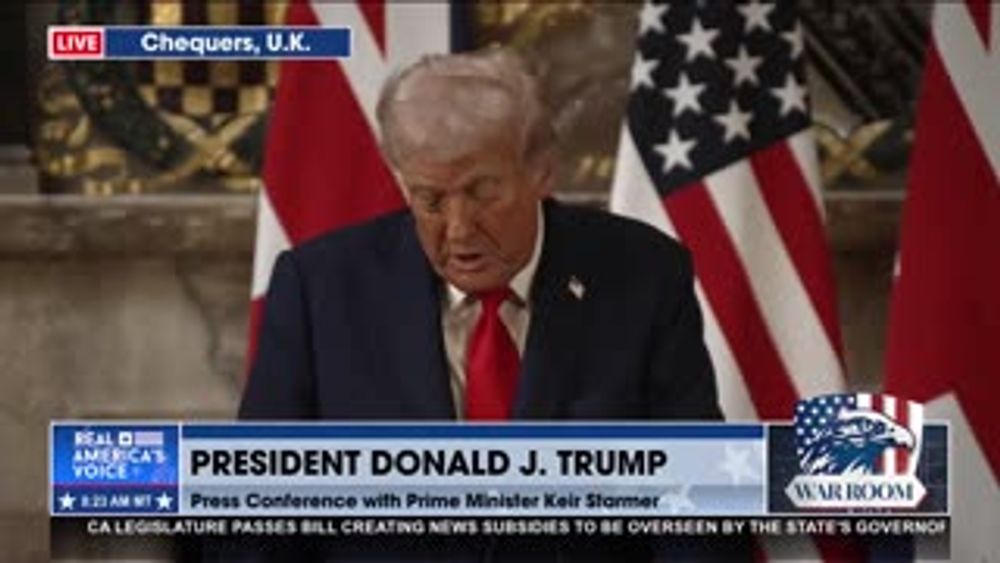 POTUS ON U.K. SUPPORT FOR CHARLIE KIRK