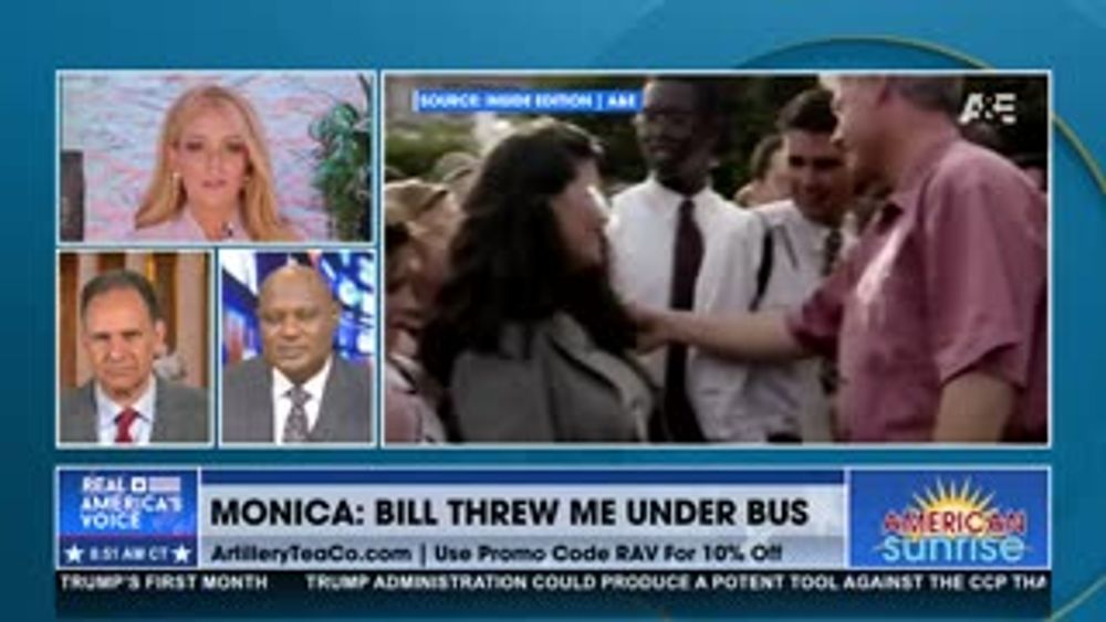 MONICA: BILL THREW ME UNDER THE BUS