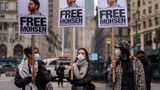 Palestinian activist Mohsen Mahdawi graduates from Columbia after release from ICE detention
