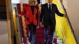 As Palace intrigue continues about what happened on Macrons' flight, it's just known as 'Le Slap'