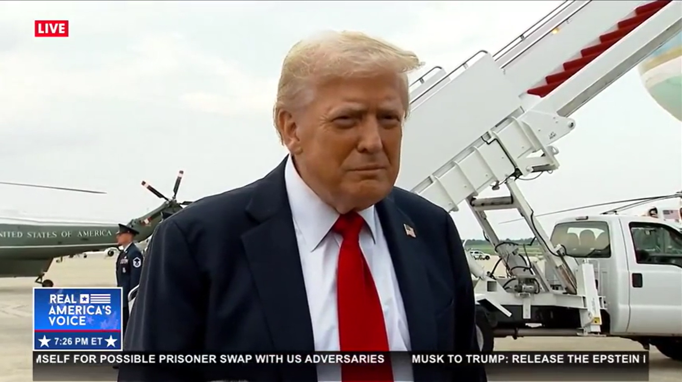 TRUMP RESPONDS TO BONGINO QUESTION