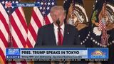 PRESIDENT TRUMP TALKS TRADE DEAL WITH JAPAN