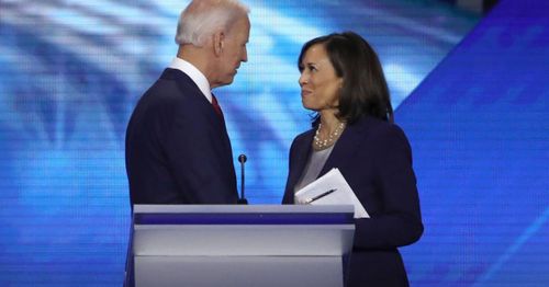 Kamala Harris casts tiebreaking vote as Biden’s massive spending and tax package advances in Senate