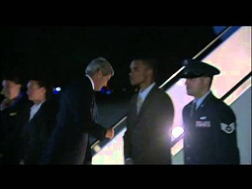 Raw: John Kerry heads to talks on Syria