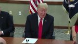 President Trump Participates in a Defense Roundtable