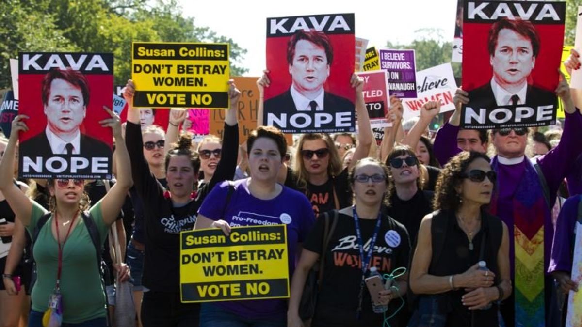 HOLD FOR 6a Saturday Kavanaugh Hearings Showcase Power, Perils of Women’s Rage