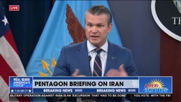 SEC. OF WAR: IRAN DELIBERATELY TARGETS CIVILIANS