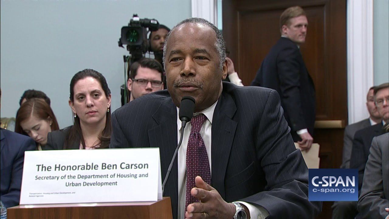 Secretary Ben Carson on $31,000 table: “I said, ‘what the heck is that all about?'” (C-SPAN)