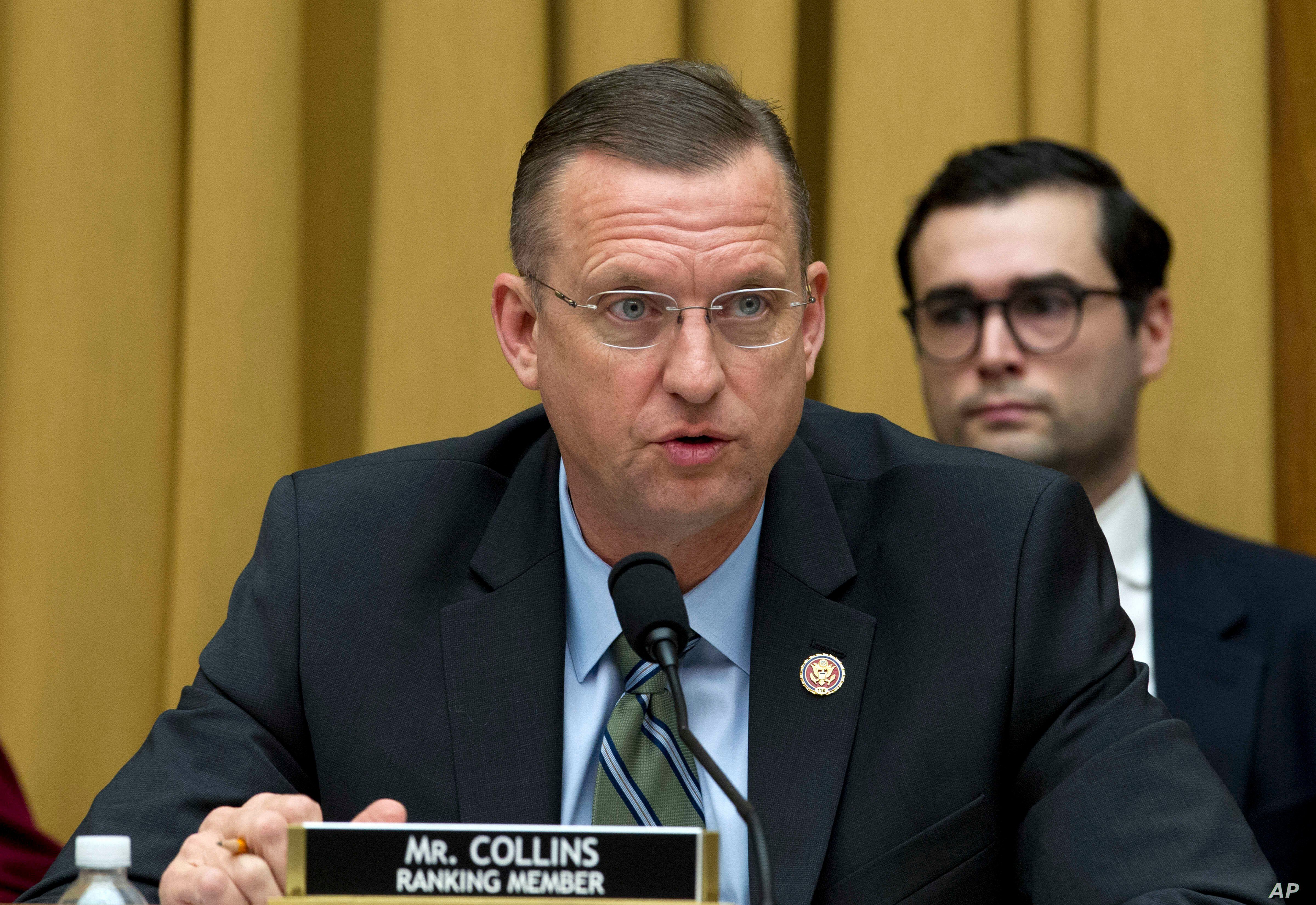 House Judiciary Committee Ranking Member Rep. Doug Collins, R-Ga., speaks during a House Judiciary Committee debate to subpoena Acting Attorney General Matthew Whitaker, on Capitol Hill in Washington, Feb. 7, 2019.