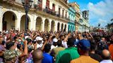 'We want liberty': In Cuba, thousands of people march through the streets, demanding freedom