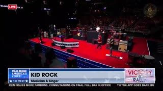 KID ROCK PERFORMS FOR MAGA CROWD