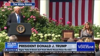 PRESIDENT TRUMP CONGRATULATES THE FIRST LADY ON HER BIPARTISANSHIP EFFORTS