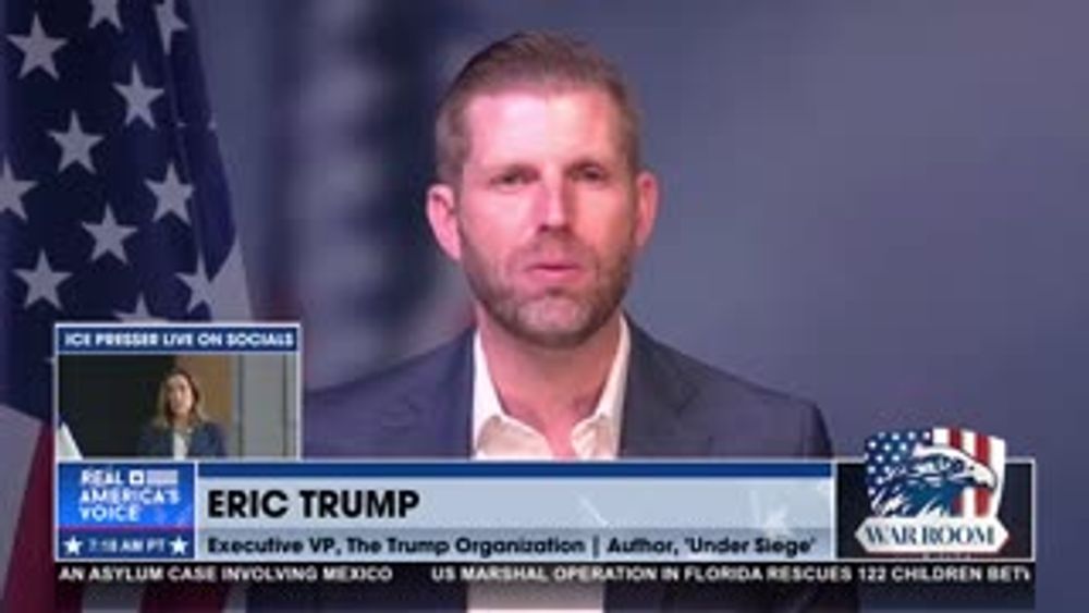 ASSASSINATION ATTEMPTS “UNACCEPTABLE,” ERIC TRUMP SAYS