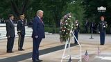 President Trump and Vice President Pence Participate in a Wreath Laying Ceremony