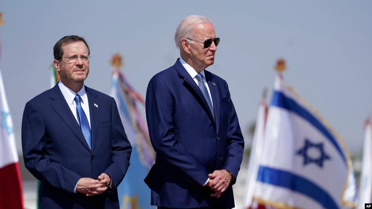 Biden in Israel at Start of Mideast Tour
