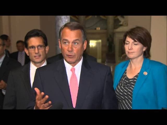 John Boehner: House wants government open