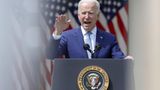 After embarking on first foreign trip as president, Biden gave speech at RAF Mildenhall in England