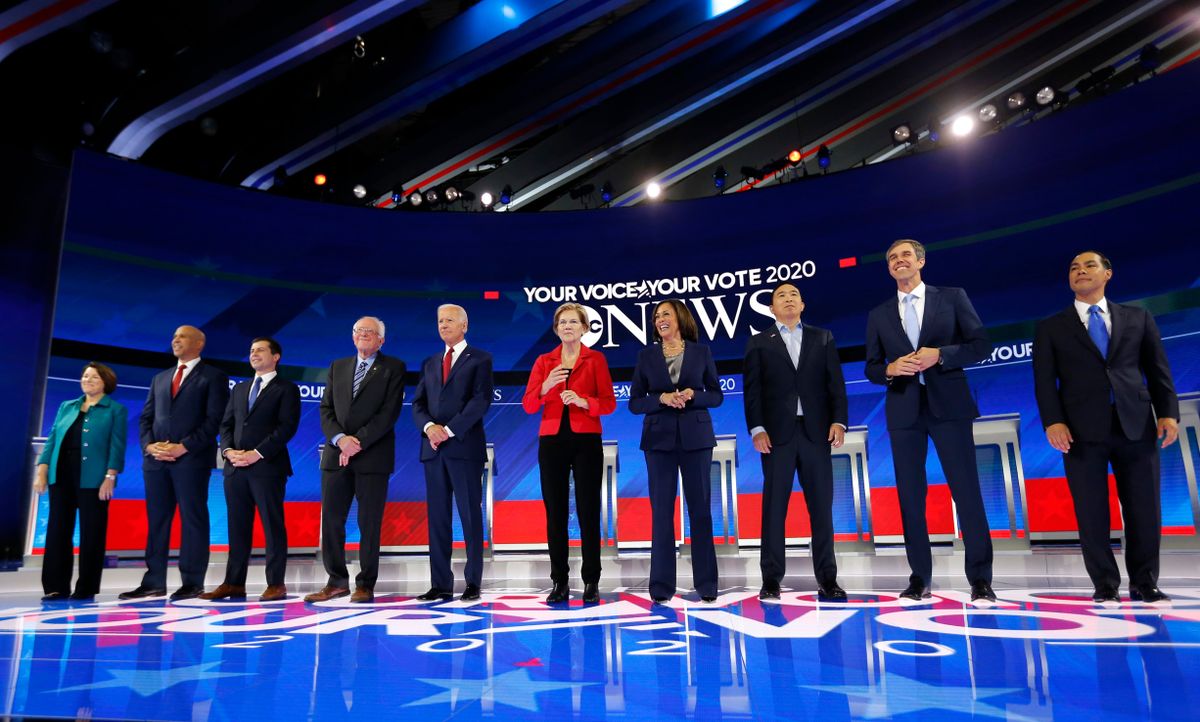 Liberal, Moderate Divide on Display in Democratic Debate