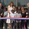 First Lady Melania Trump Cuts Ribbon at Washington Monument