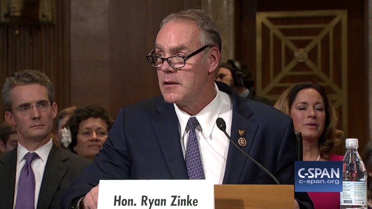 Secretary of Interior Nominee Rep. Ryan Zinke Opening Statement (C-SPAN)