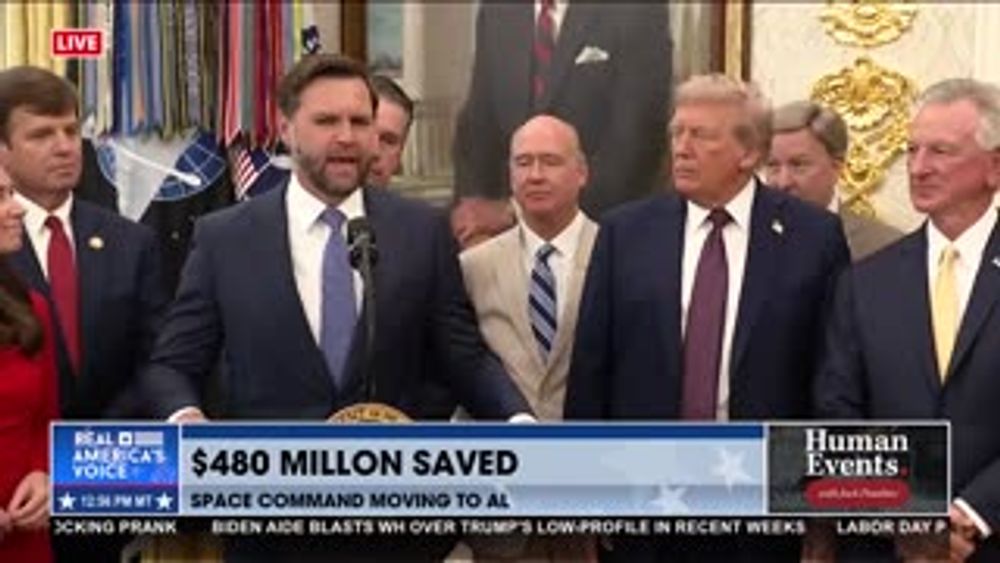 VP VANCE ON SPACE COMMAND