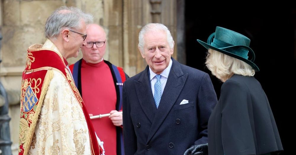 King Charles attends Easter service in most notable public appearance since cancer diagnosis