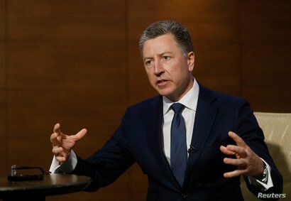 Kurt Volker, United States Special Representative for Ukraine Negotiations, speaks during an interview with Reuters in Kiev, Ukraine October 28, 2017. REUTERS/Valentyn Ogirenko