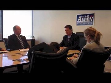 George Allen campaigns in Northern Va., Oct. 16