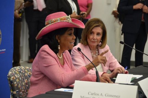 Pelosi Discusses Haiti Crisis with Diaspora