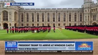 PRESIDENT TRUMP TO ARRIVE AT WINDSOR CASTLE
