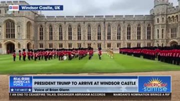 PRESIDENT TRUMP TO ARRIVE AT WINDSOR CASTLE