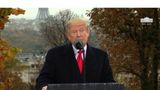 President Trump Attends the American Commemoration Ceremony at Suresnes Cemetery