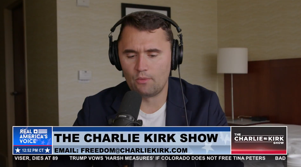 CHARLIE KIRK HONORS DR. JAMES DOBSON