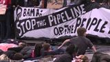 Raw: Keystone XL pipeline protesters arrested in DC