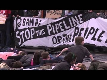 Raw: Keystone XL pipeline protesters arrested in DC