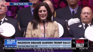 NEW YORK TRUMP RALLY STARTING WITH AN INVOCATION