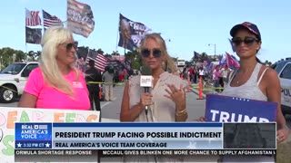 Dr. Gina Speaks With Real American Voices Supporting Trump Near Mar-a-Lago