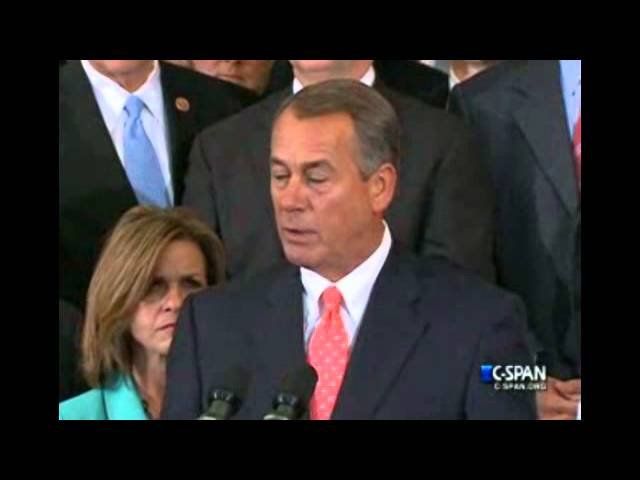 VIDEO: Speaker Boehner hails defund Obamacare vote as a ‘victory for common sense’
