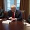President Trump Participates in a Briefing with Senior Military Leaders