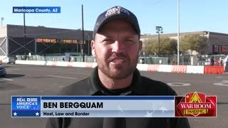 Ben Bergquam Reports from Maricopa County - Real America's Voice News